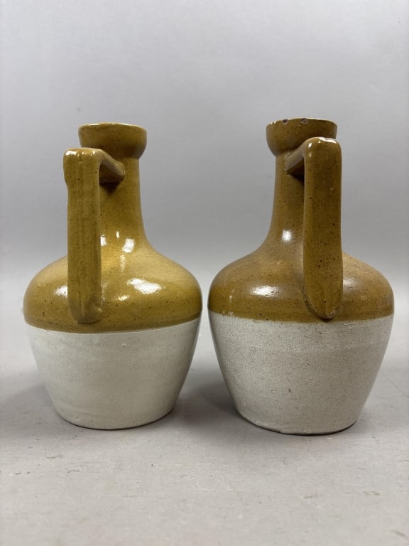 Pair Armour's Stoneware Pitchers - 4
