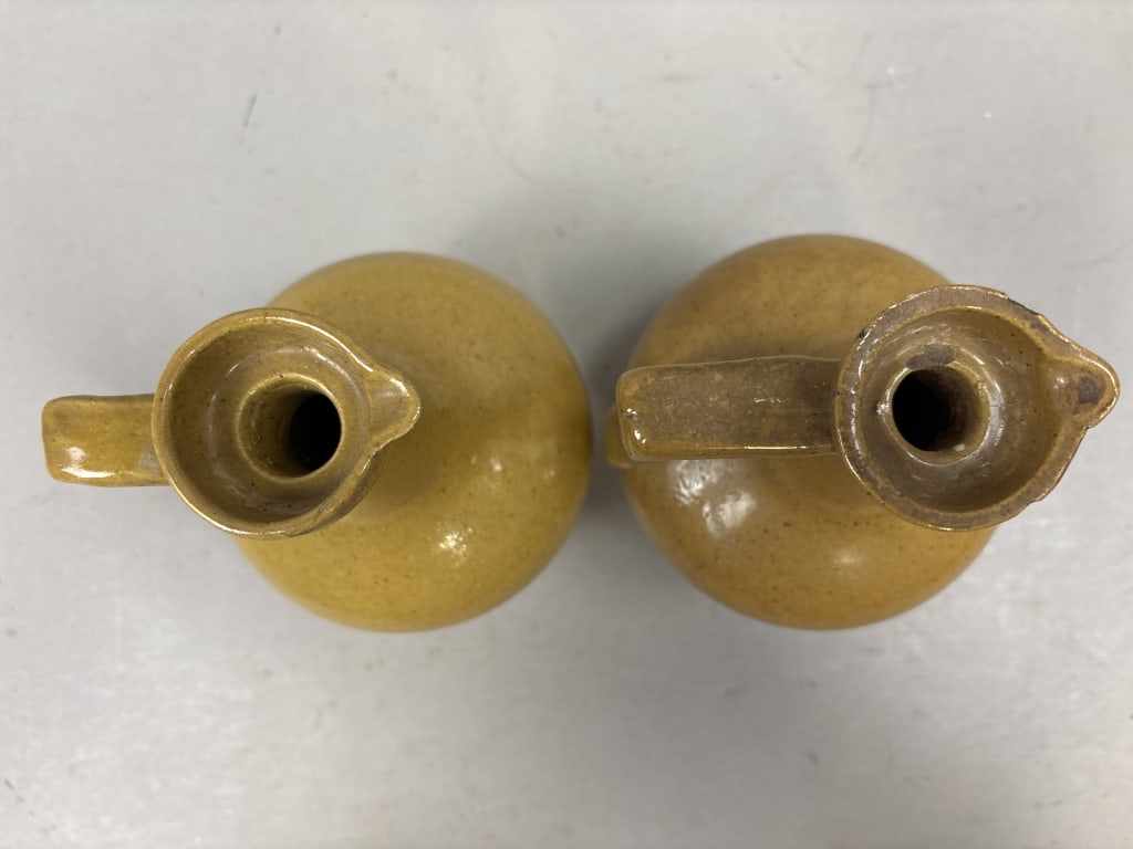 Pair Armour's Stoneware Pitchers - 6