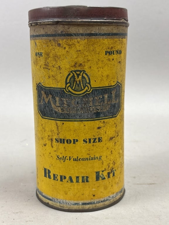 Mitchell Shop Size 1LB Metal Tube Repair Kit Can: See all photos as a better idea of condition.