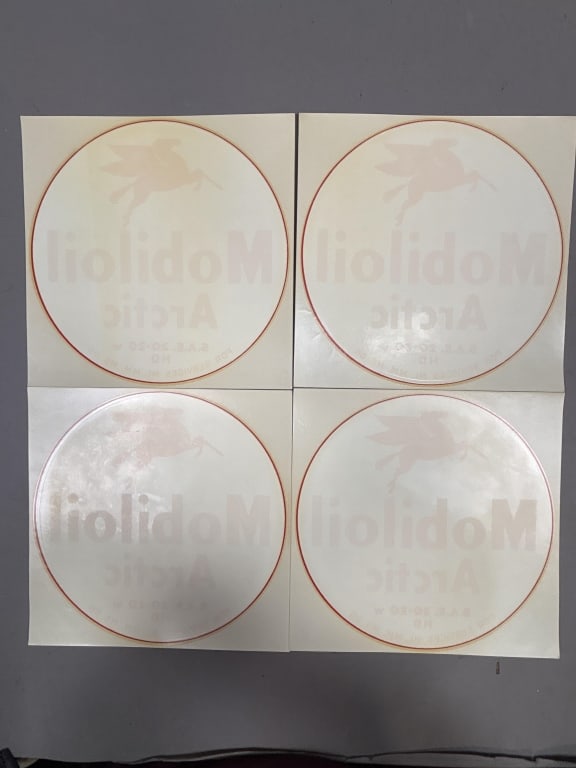 Lot 4 Mobiloil Artic Palmlac Water Transfer Decals (1 of 7)