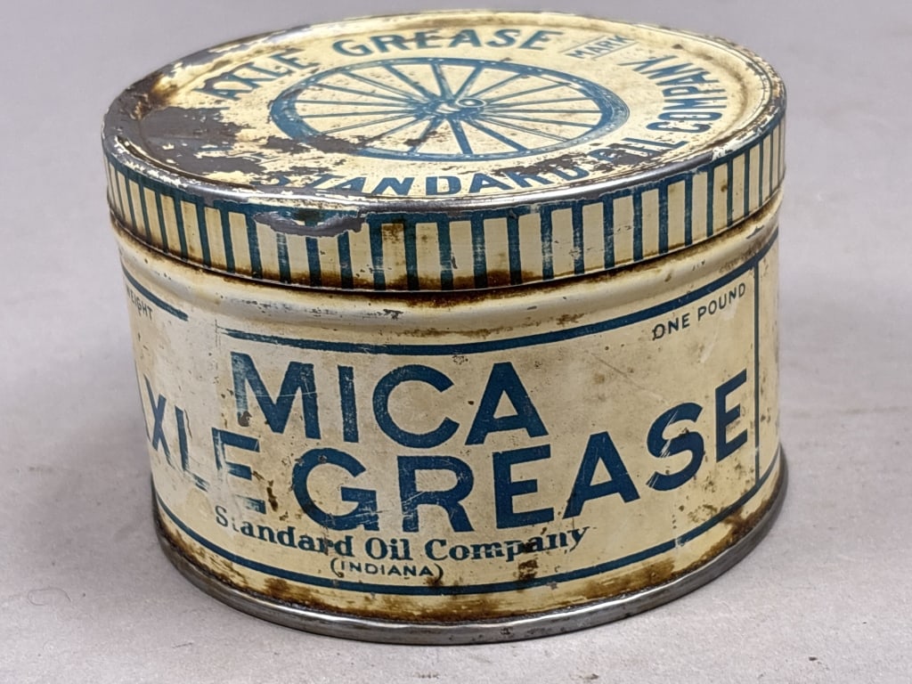 1920s Mica Axle Grease Standard Oil Co 1LB Can (1 of 7)