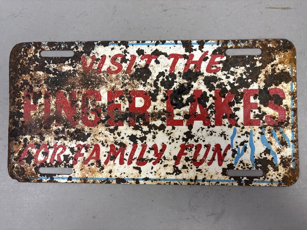 Visit The Finger Lakes Family Fun License Plate: See all photos as a better idea of condition.