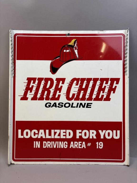 Fire Chief Gasoline Localized For You DST #19 Sign (1 of 4)