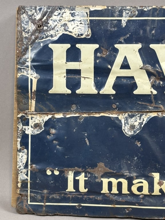 Havoline Oil Makes A Difference SST Embossed Sign - 2