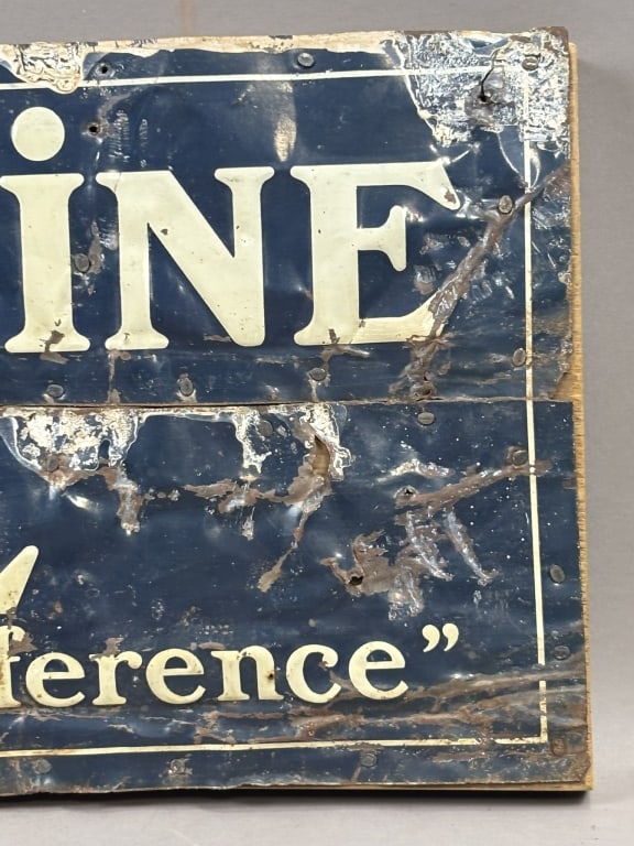 Havoline Oil Makes A Difference SST Embossed Sign - 4