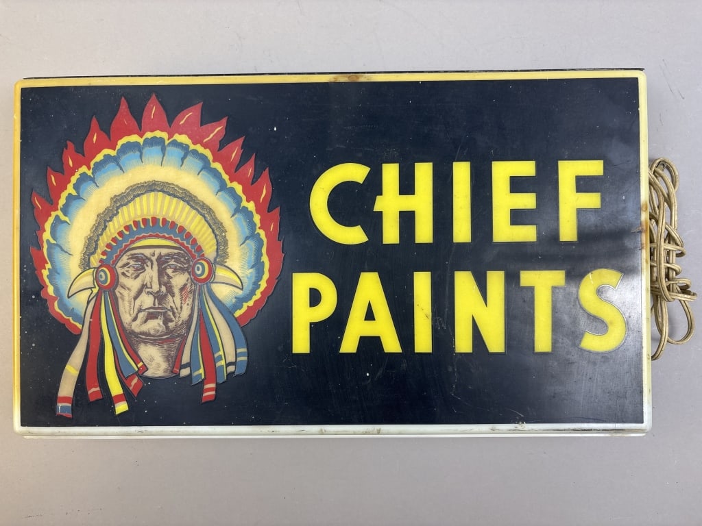 Chief Paints The Ohio Advertising Co Lighted Sign: Does Work