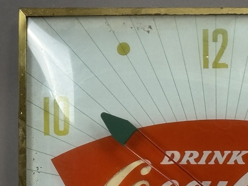 Original Coca Cola Pam Lighted Fishtail Clock - 4