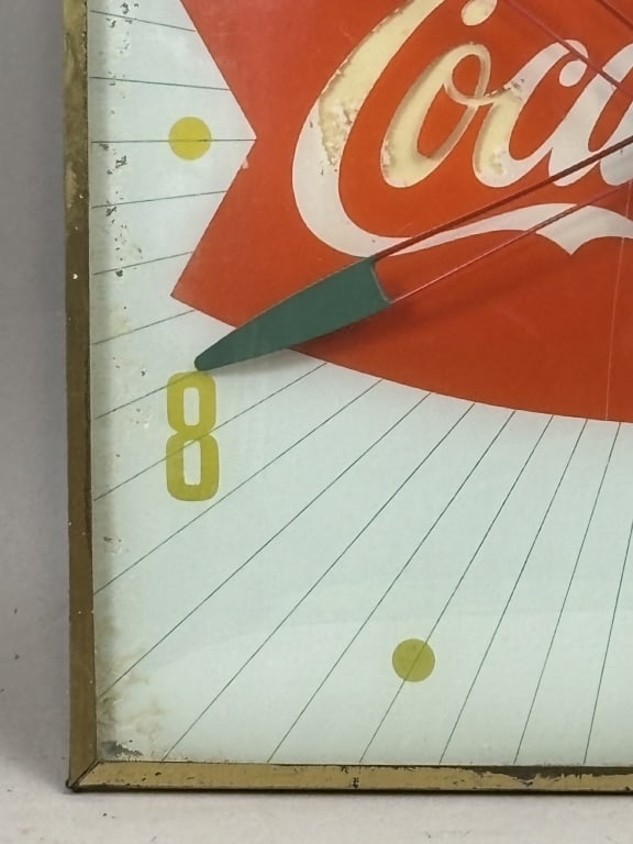 Original Coca Cola Pam Lighted Fishtail Clock - 7