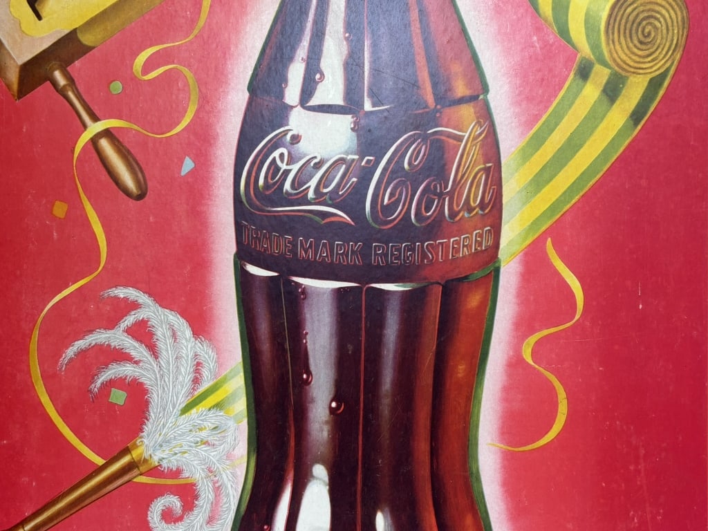 Pause Refresh Drink Coca Cola '49 Cardboard Poster - 7