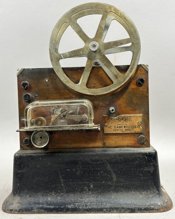 Gamewell Brass Fire Alarm Ticker Tape Telegraph (1 of 17)