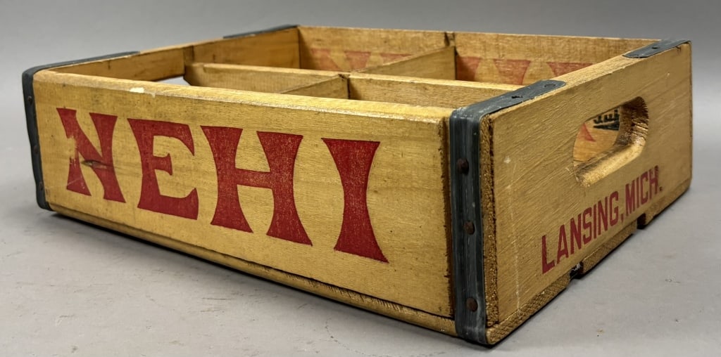 1956 NEHI Lansing Michigan Soda Pop Crate NM Cond (1 of 11)