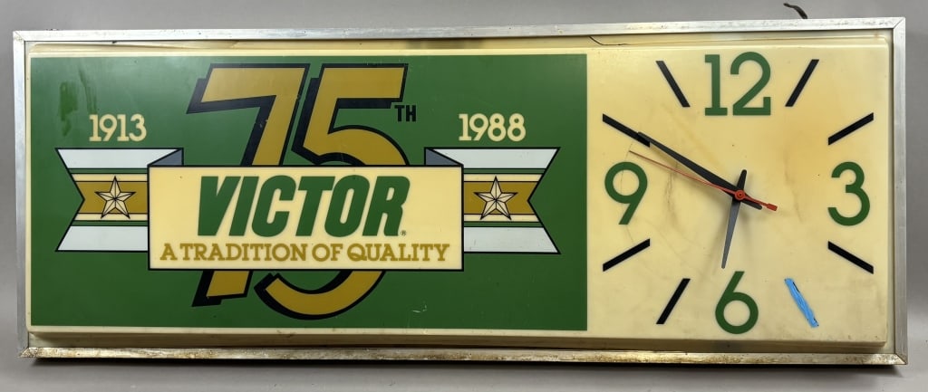 1988 Victor Tires Plastic Lighted 75th Anniversary (1 of 14)