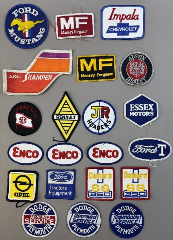 21 50s 60s Enco Ford Dodge Chevy Clothing Patches (1 of 20)