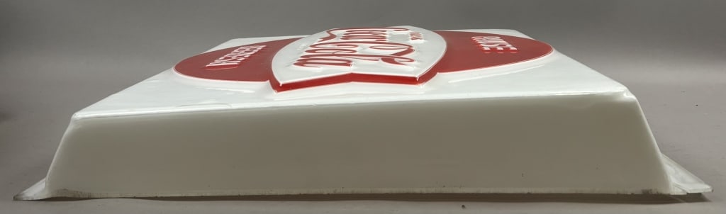 Refresh Drink Coca Cola Fishtail Plastic Sign - 3