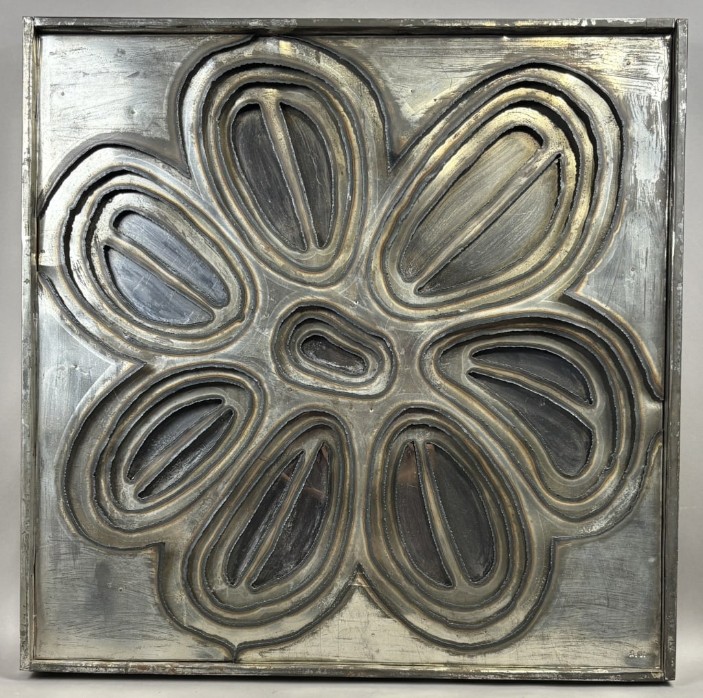 MCM Abstract 60s Modernist Mid Century 28" Mirror (1 of 10)
