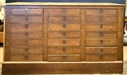 Antique 21 Drawer General Store Apothecary Cabinet (1 of 16)