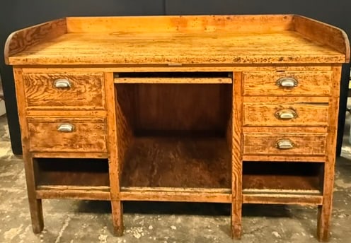 Antique 5 Drawer Original Jewelers Desk Cabinet (1 of 12)