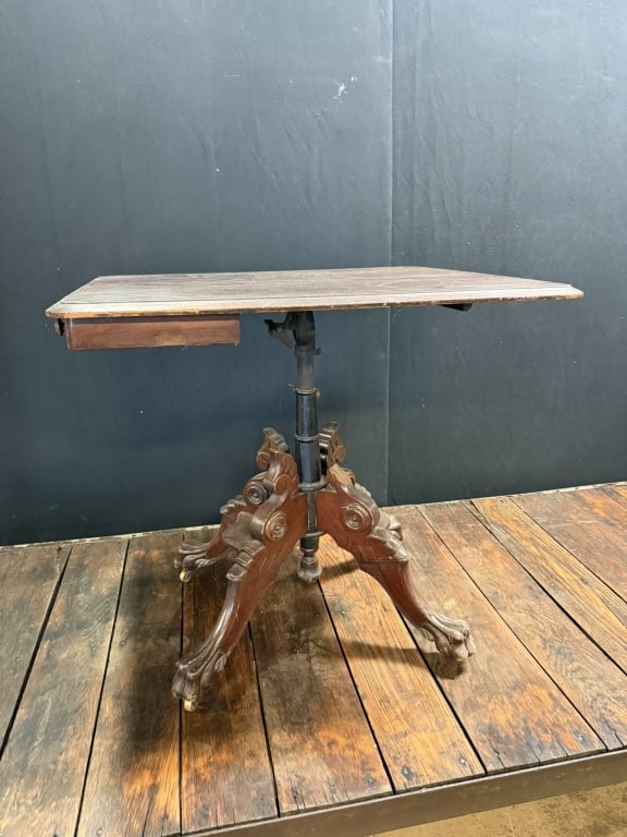 Fine Aesthetic Movement Drafting Table by G. Gates - 11