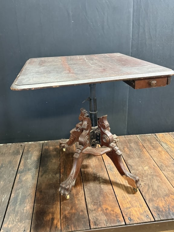 Fine Aesthetic Movement Drafting Table by G. Gates - 8