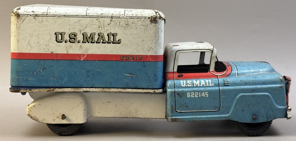 US MAIL Vintage Tin Metal 62210 Toy Truck: Great original tin metal truck. See all photos.