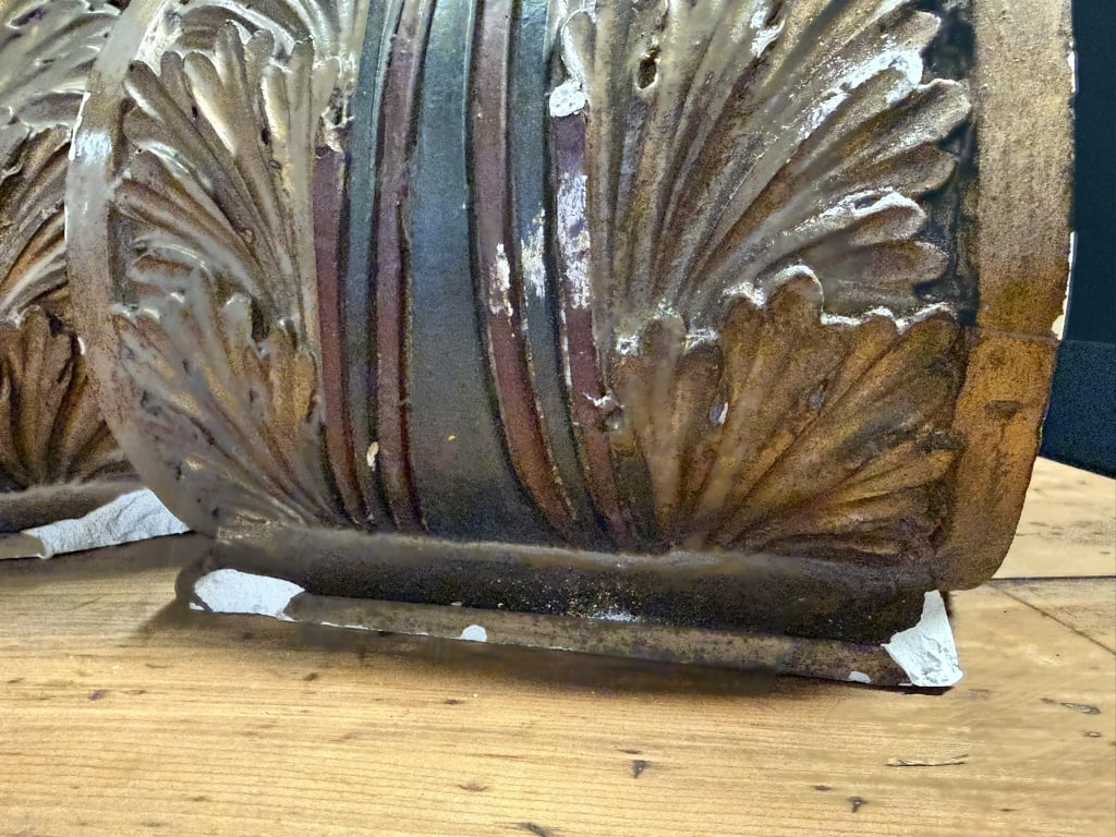 Antique Pair Original Victorian Plaster Corbels - 3