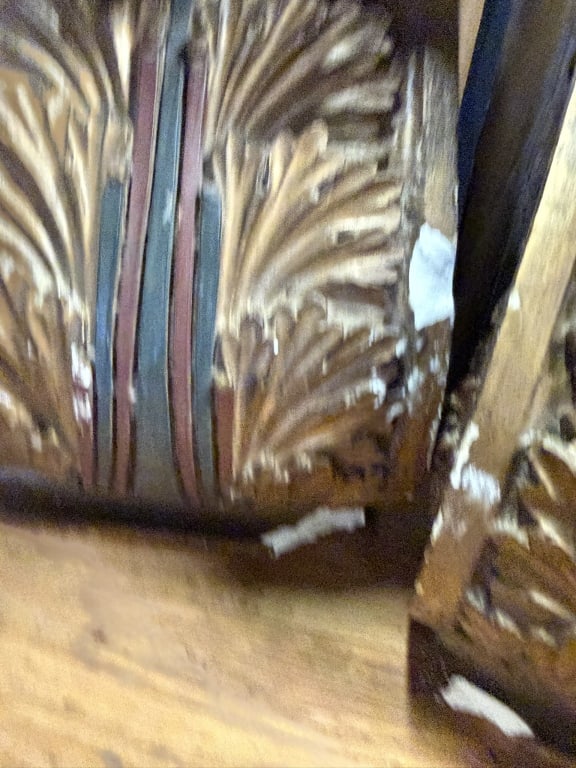 Antique Pair Original Victorian Plaster Corbels - 7