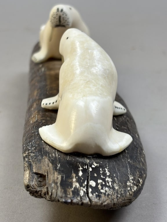 Walrus Tooth Carving - 4