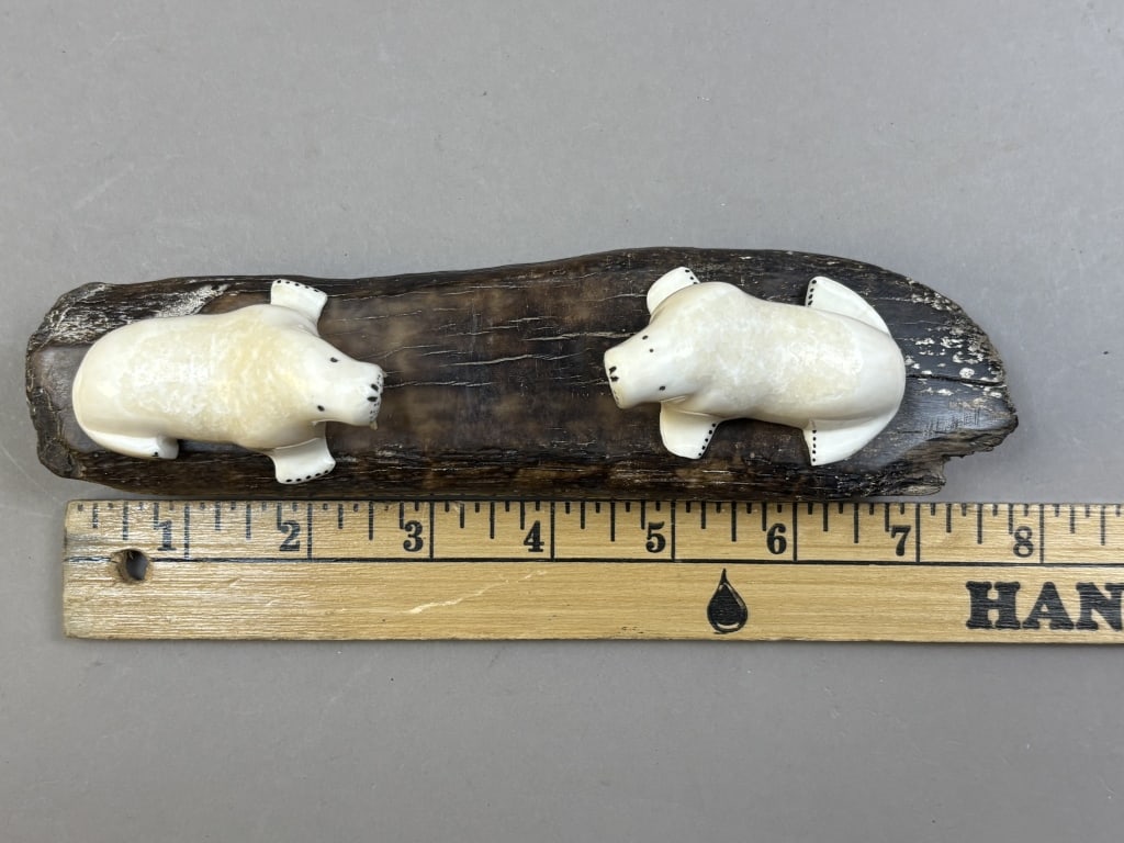Walrus Tooth Carving - 8