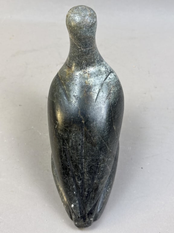 Inuit Soapstone Bird Carving - 3