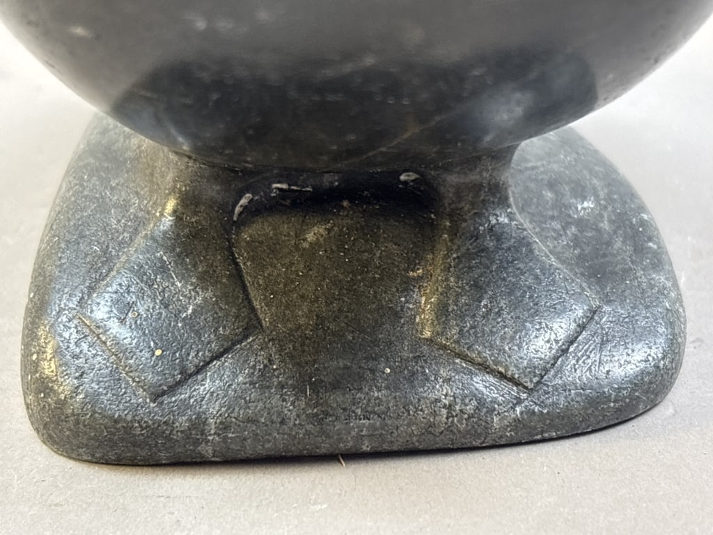 Inuit Soapstone Bird Carving - 6