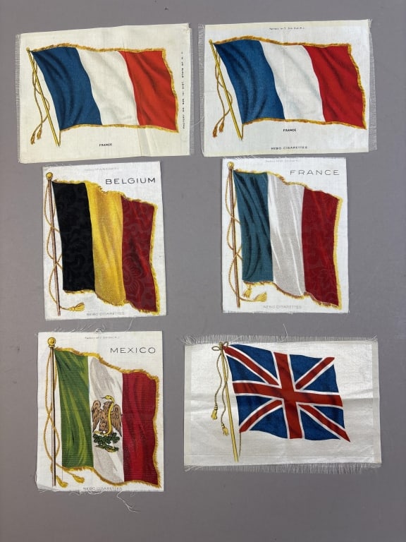 Lot of 6 Nebo Cigarettes Country Felt Pennants (1 of 9)