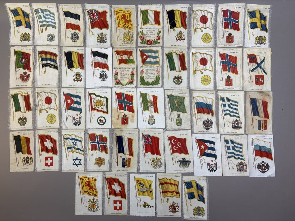 Lot 44 Nebo Cigarettes Silk Country Pennants: Please make sure you view all photos and ask any questions you may have! Great original collectible item. This is day 1 of our 2 day one owner auction event. Thanks and have a great day! Holler &
