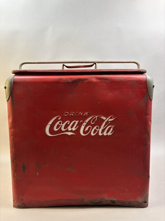 Vintage 1950s Coca-Cola Ice Box Chest Cooler (1 of 9)