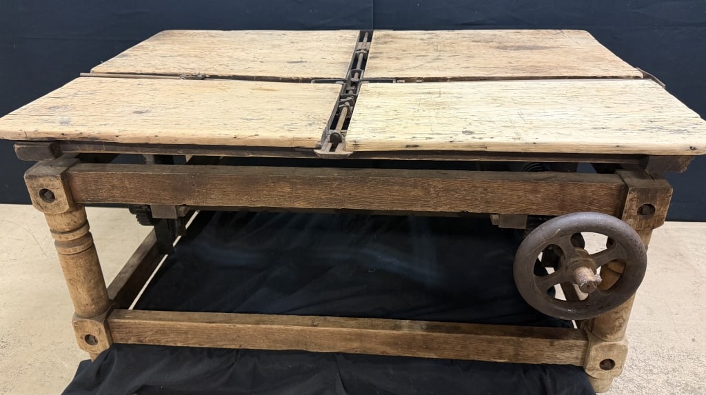Machine Age Fur Stretching Adjustable Coffee Table (1 of 9)