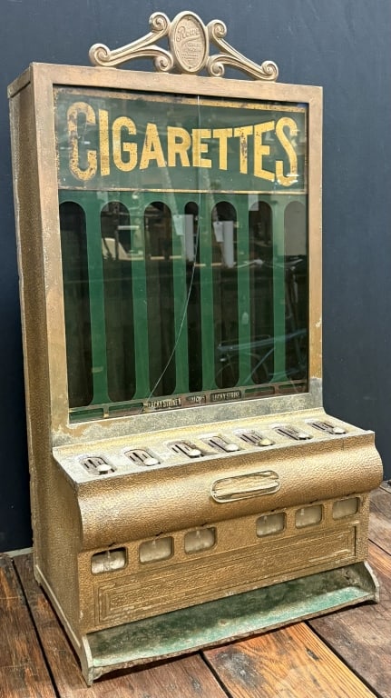 Antique Rowe Cigarette Table Top Vending Machine (1 of 11)