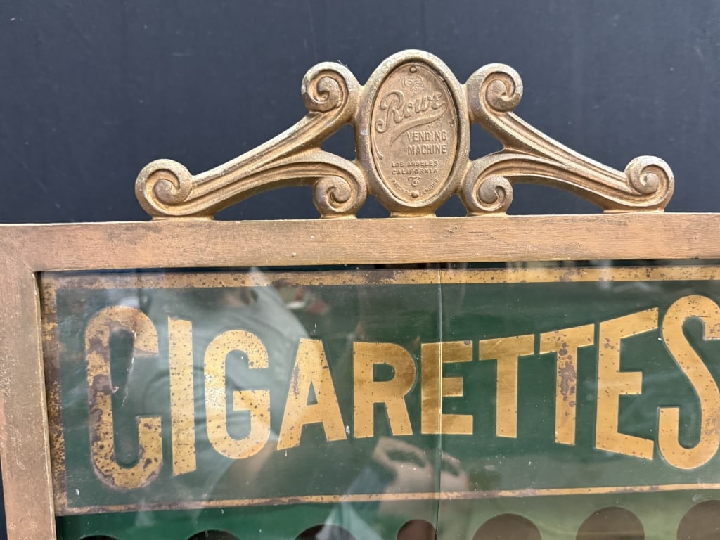 Antique Rowe Cigarette Table Top Vending Machine - 7