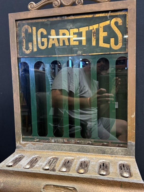 Antique Rowe Cigarette Table Top Vending Machine - 8