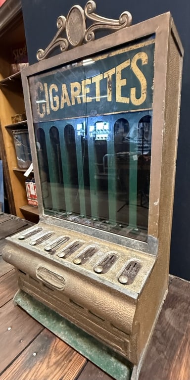 Antique Rowe Cigarette Table Top Vending Machine - 9