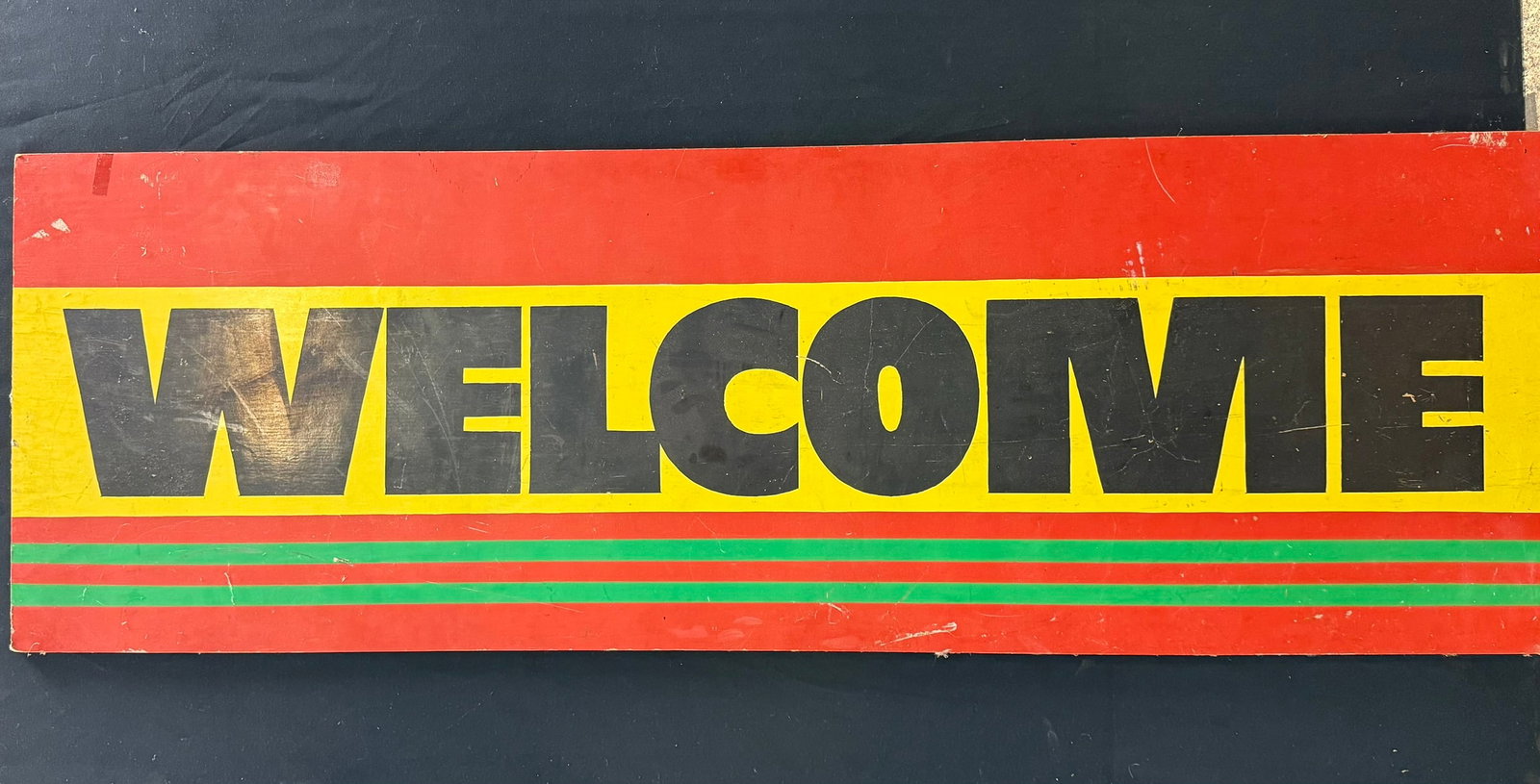 Welcome & Thank You Detroit Grand Prix 1980s Sign (1 of 8)