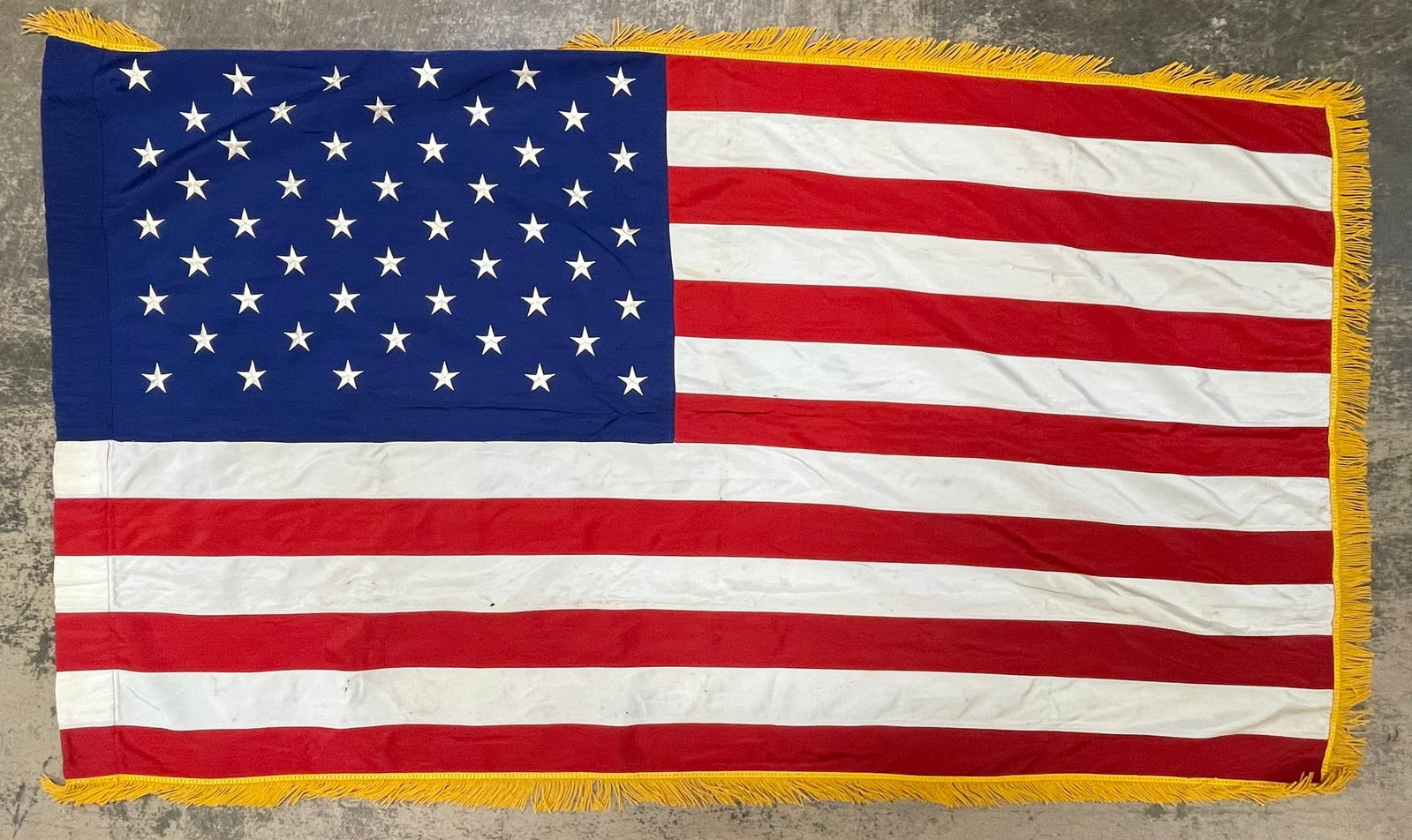 Vintage 50 Star American Silk 5x3 Foot Flag (1 of 8)