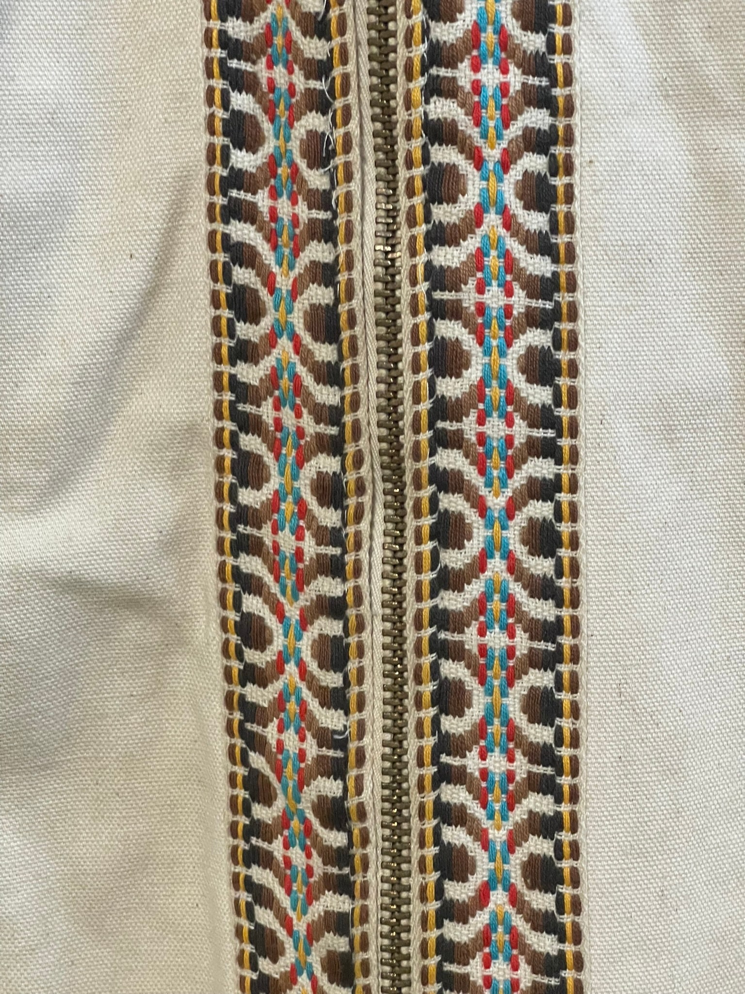 Original Embroidered Full Length Zipper Boho Chic Jacket - 3