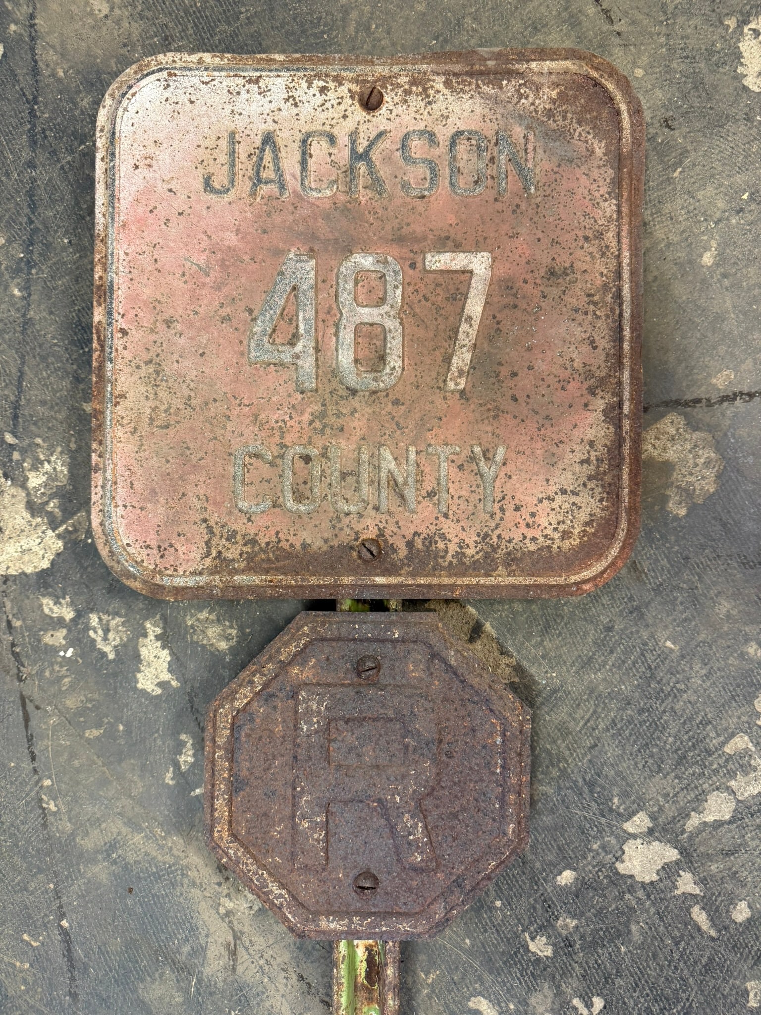 Jackson County 487 Railroad Embossed Street Signs Ca. 1920s: See all photos. Overall signs measure 15.5 x 15.5 and 9 x 9.