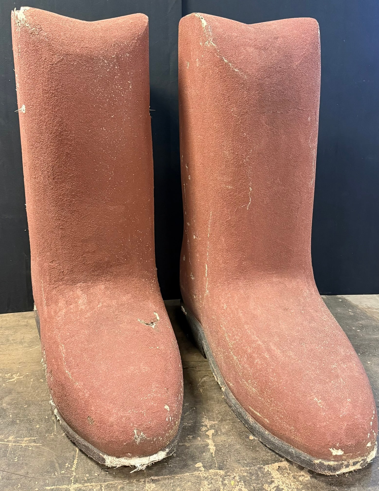 Huge 57" Tall Pair Fiberglass Western Store Cowboy Boots (1 of 13)