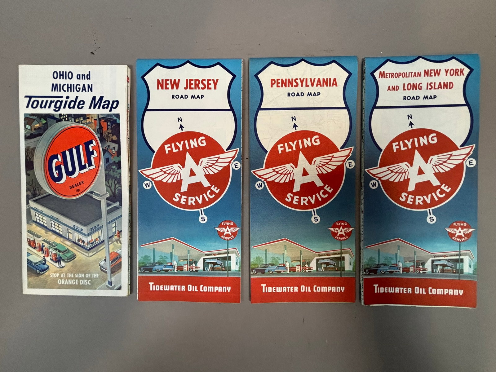 Lot 4 Gulf Oil & Flying A Service Station Gas Maps (1 of 4)