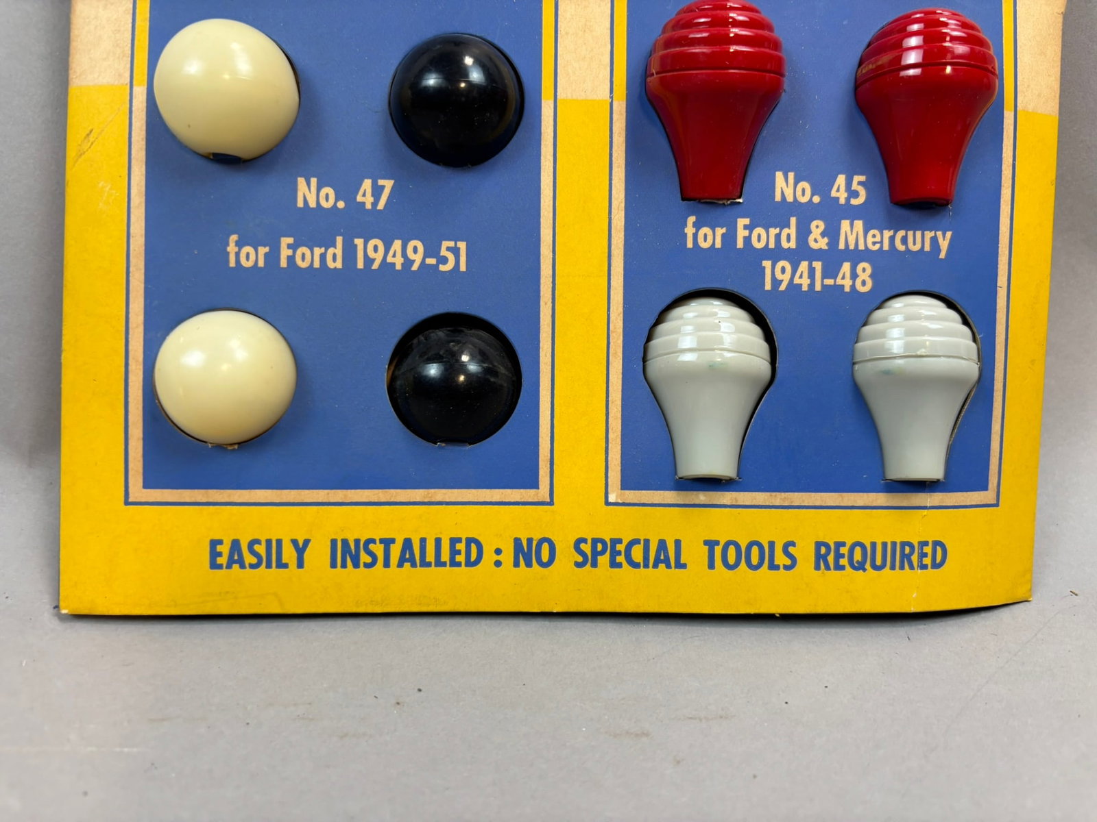 Pair Gearshift Knobs 41-51 Ford & 39-48 Chevy Store Displays - 10