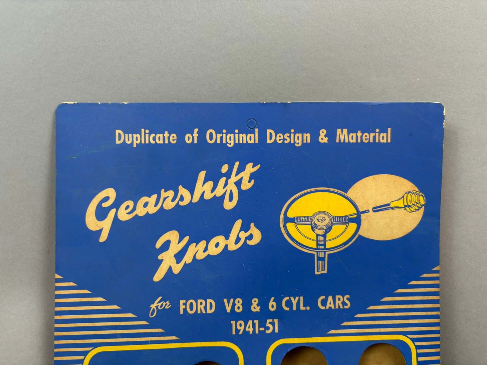 Pair Gearshift Knobs 41-51 Ford & 39-48 Chevy Store Displays - 8