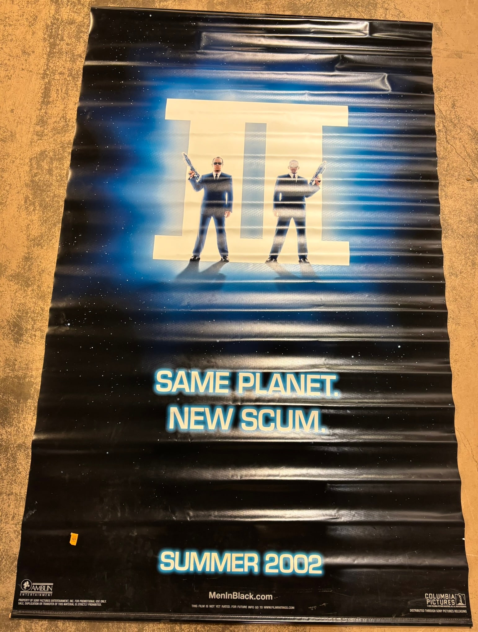 MEN IN BLACK II Same Planet New Scum 2002 Movie Poster (1 of 6)