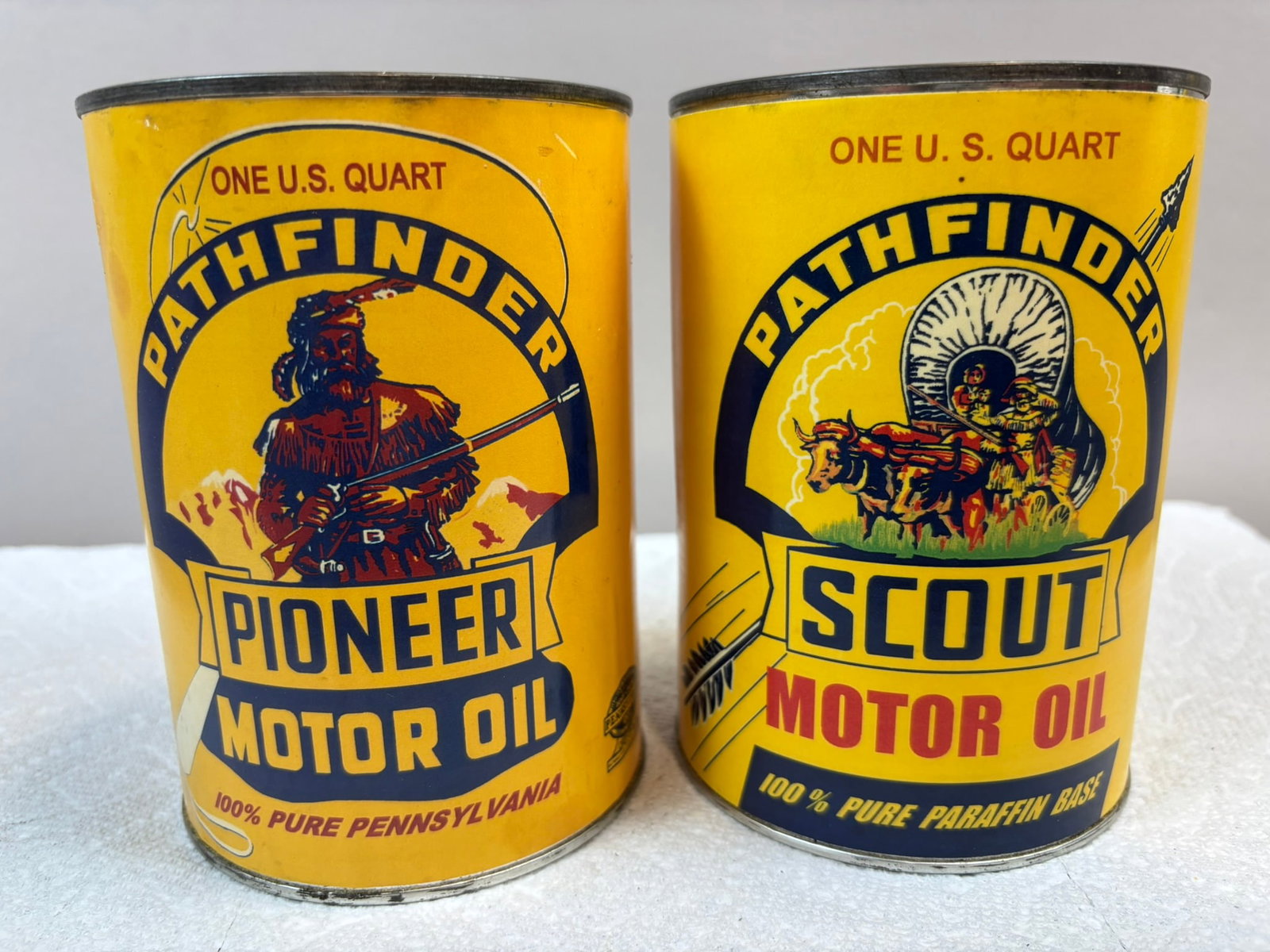 Pathfinder Pioneer & Scout Quart Motor Oil Can Reproduction (1 of 7)