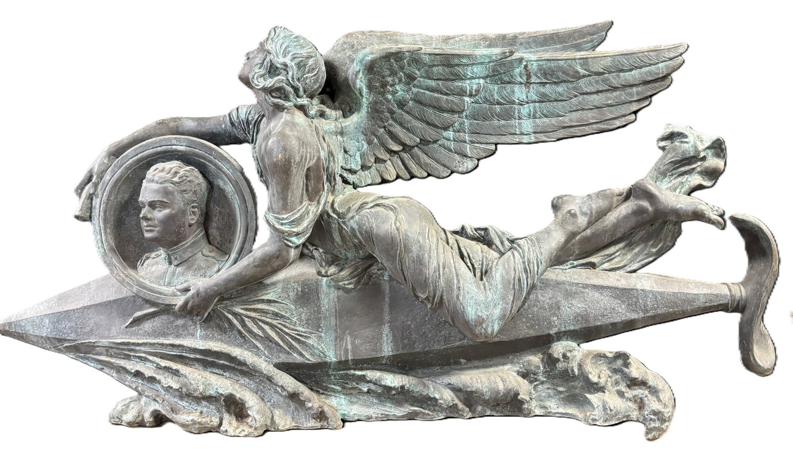Antique 8' Solid Bronze WW1 Maritime Naval Ship Statue (1 of 20)