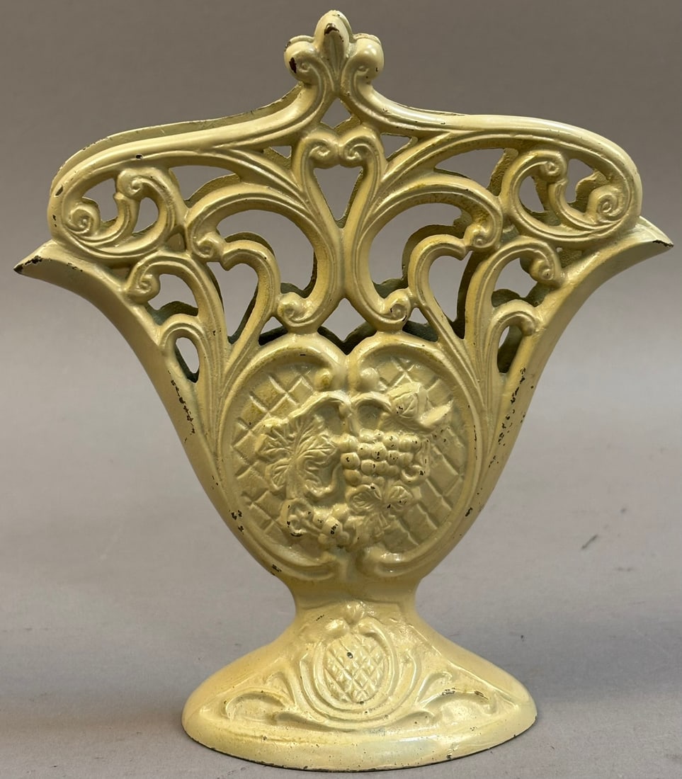 VIntage Metal Decorative Letter Napkin Holder: Measurements in photos PLEASE NOTE WE OFFER IN HOUSE SHIPPING & HAVE BIDDING AVAILABLE ON OUR OWN WEBSITE! If you win on LIVE AUCTIONEERS, please click "SELF ARRANGED SHIPPING" and keep on the